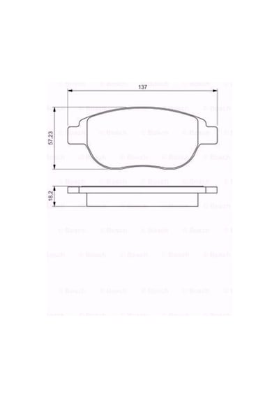 Peugeot 307 Sw 1.6 16V 2002-2009 Bosch Ön Fren Balatası