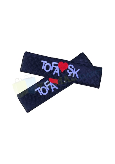Tofaş Uyumlu Tofaşk Emniyet Kemer Pedi Nakış Işleme 2 Adet