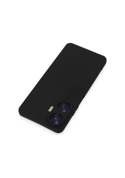 Realme C55 Kılıf Nano İçi Kadife Silikon - Siyah Aklby-bsva58 Standart