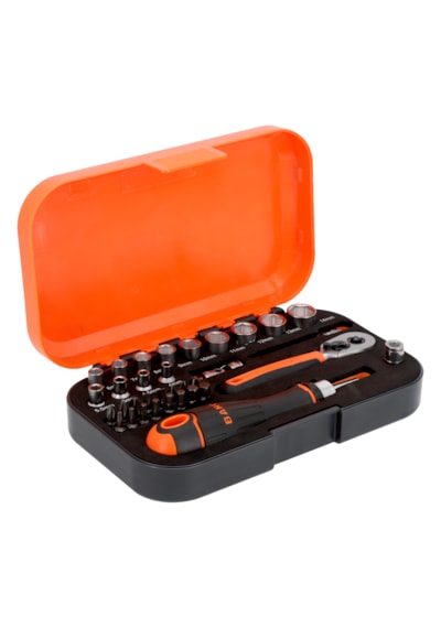 Bahco S34mc8h 1/4'' Karbüratör Lokma Takımı 34 Parça