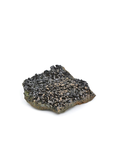 Hakiki Doğal Epidotlu Kuvars Taşı Kaya Parçası 203 Gram Doğal
