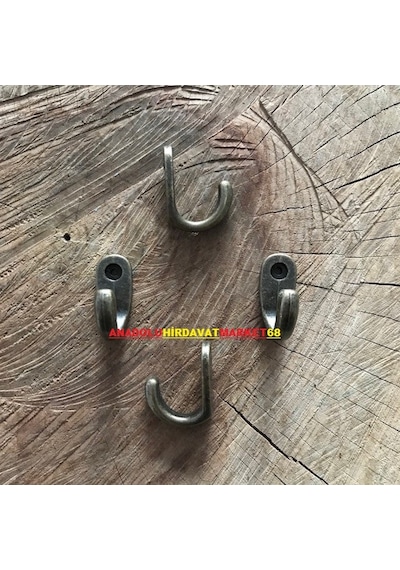 Dekoratif Eskitme Mini Askı Mini Kanca Tesbih Askısı 12 Adet