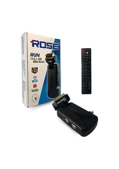 Rose Run Full HD Kumandalı Scart Uydu Alıcısı
