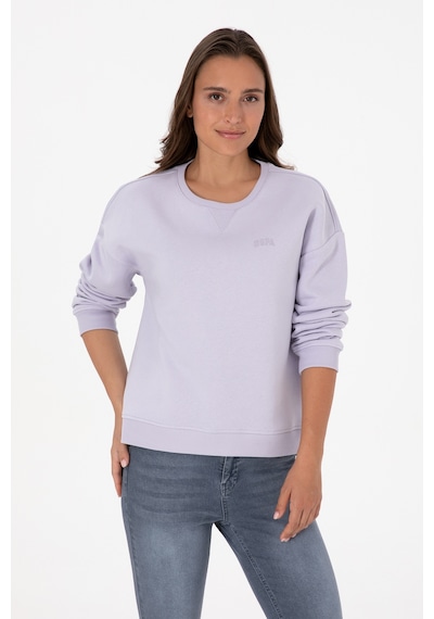 U.S. Polo Assn. Kadın Lavanta Şardonlu Bisiklet Yaka Basic Sweatshırt 50313586-VR245