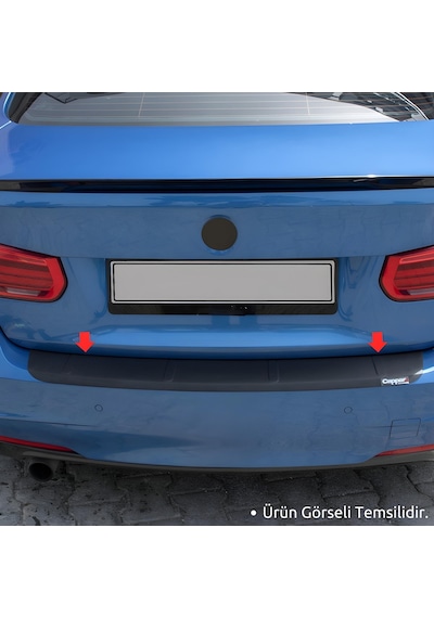 Dacia Duster Arka Tampon Eşiği - Mat Siyah 2018-2024
