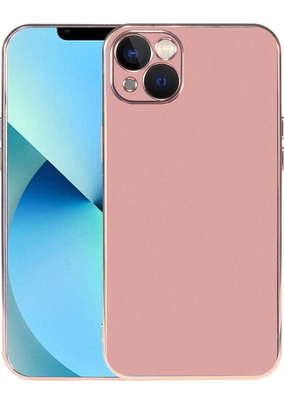 Apple Uyumlu iPhone 13 Kılıf Zore Viyana Yüzeyi Buzlu Transparan Tasarım Kılıf