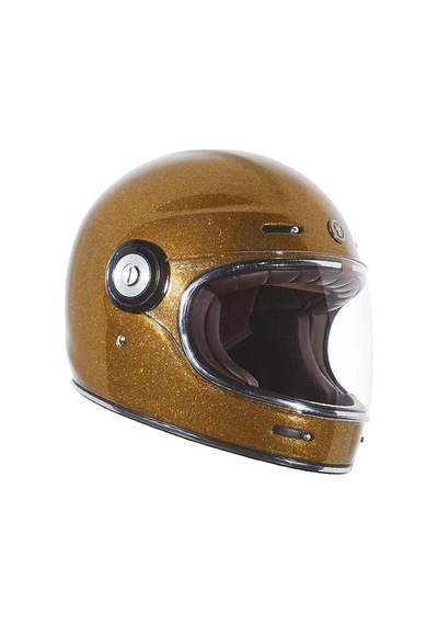 Torc T-1 Mega Flake Kapalı Motosiklet Kaskı Altın