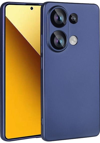 Kilifone - Xiaomi Uyumlu Poco M6 Pro 4g - Kılıf Mat Renkli Esnek Premier Silikon Kapak - Lacivert