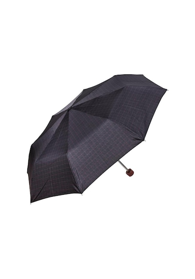 Baginn Snotline Şemsiye Süper Mini Bordo Kare Desen Siyah 09G Siyah
