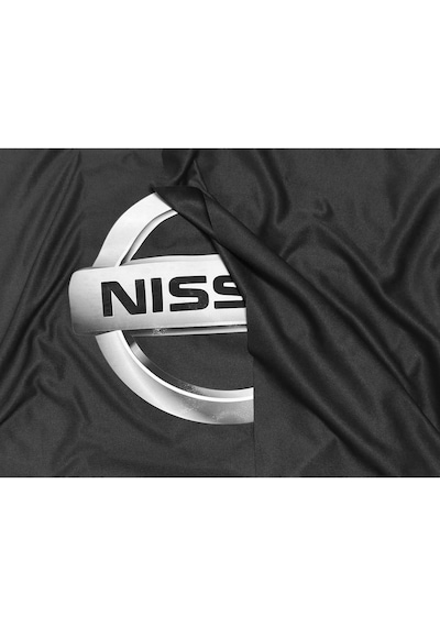 Nissan Micra K13 2013-2017 Siyah Kumaş Garaj Brandası Penye Branda Örtü