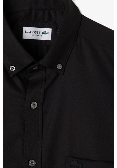 Lacoste Men's Regular Fit Button-down Cotton Shirt Erkek Düğmeli Yaka Pamuklu Gömlek Siyah Lacivert Lacoste Men's Regular Fit Button-down Cotton Shirt Erkek Düğmeli Yaka Pamuklu Gömlek Siyah Lacivert