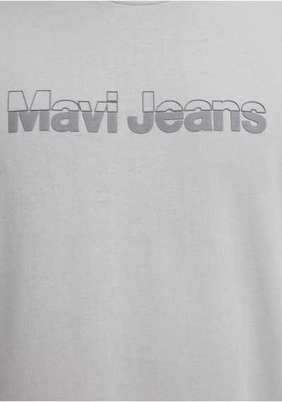 Mavi - Mavi Jeans Baskılı Gri Tişört 0613563-70075