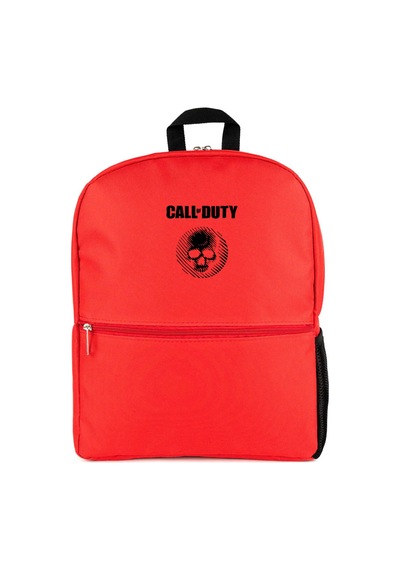 Call Of Duty Skull Kırmızı Sırt Çantası