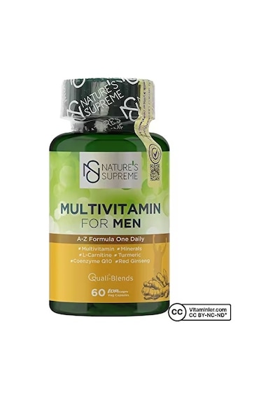 Nature's Supreme Multivitamin For Men 60 Kapsül 2 Adet