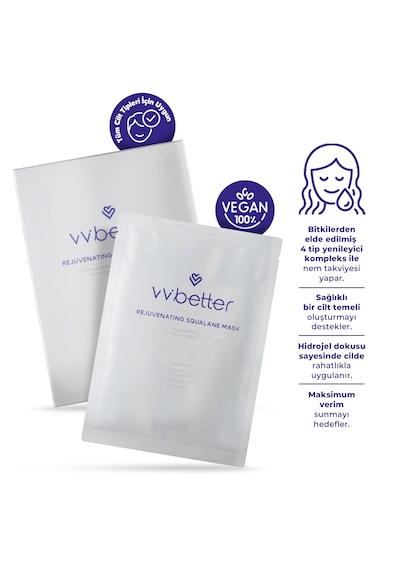 Vvbetter Rejuvenating Squalane Mask Yüz Maskesi Kore 5'li