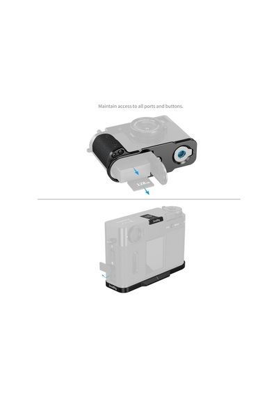 Smallrig - 5217 Fujifilm X-half Uyumlu Gümüş L Braket