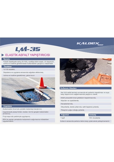 Asfalt Yapıştırıcısı Lm-35 18Lt