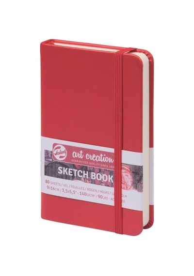 Art Creation Sketch Book Eskiz Bloğu 9x14 140gr 80 Yaprak Kırmızı