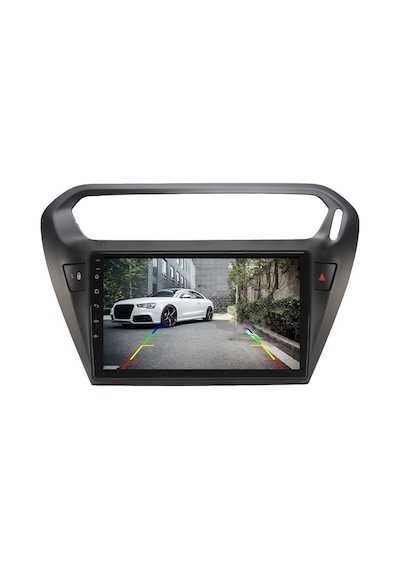 Peugeot 301 - Araç Multimedya Ekran - 4gb 64gb - S - Black - 2012 - 2020 - 9 Inch - Myway - Red