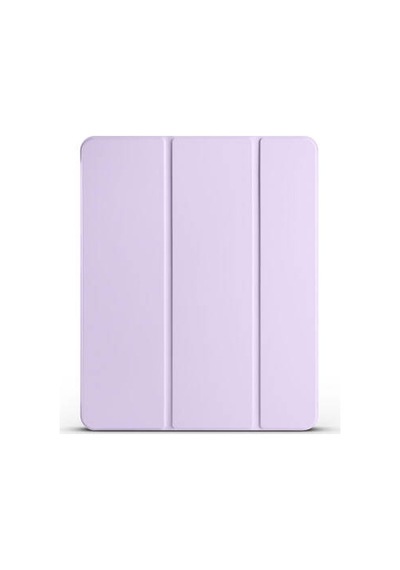 Lexroo İpad Pro 13 2024 Smart Cover Kalem Bölmeli Standlı 1-1 Kılıf - Lila