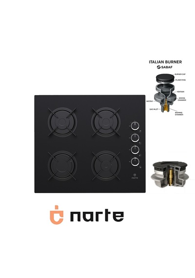 Narte CG20060B Cam Ankastre Ocak