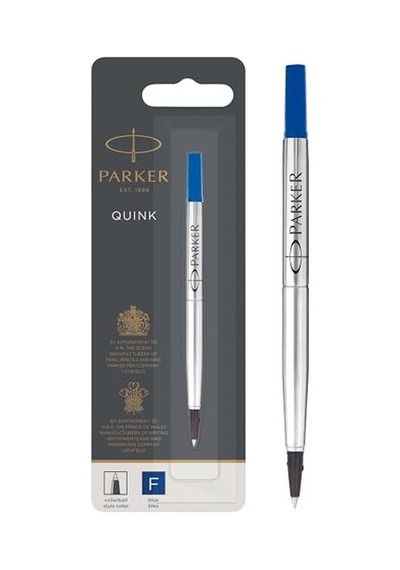 Parker 1950322 Rollerball Kalem Yedeği, İnce Uç, Mavi