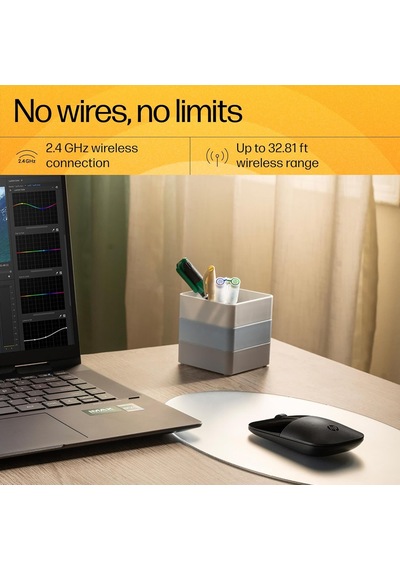 Hp Z3700 Siyah Kablosuz Fare - V0l79aa