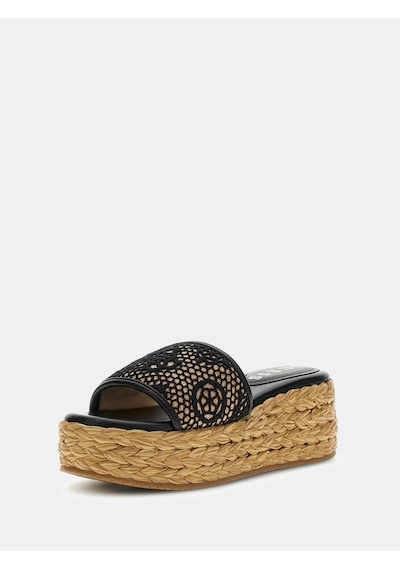 Guess Binata Kadın Terlik Fljbıafal04 Siyah