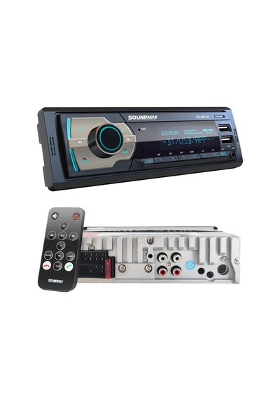 Oto Teyp 4x50w Bt/2xusb/sd/fm/aux Mobil Aplikasyon Soundmax Sx-mx2h