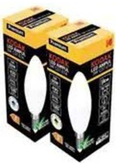 100 Adet Kodak 5w E14 3000k Sarı Işık Led Ampul 100 Adet