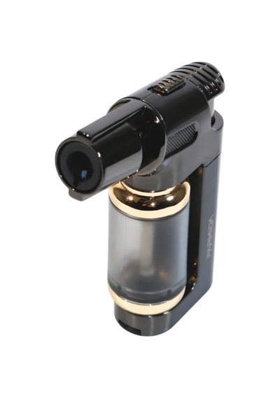 Parmida Tek Torch Pürmüz Gunmetal Masa Tipi Metal Puro Çakmağı - Tr9250