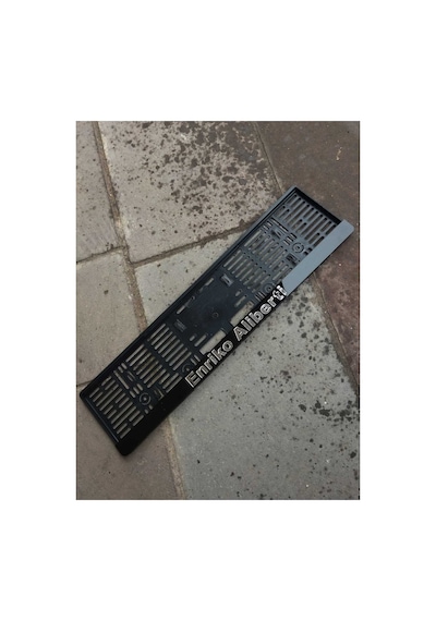 İnternational Enriko Aliberti Plakalık Lazer Kesim Pleksi 2 Adet - 784761963