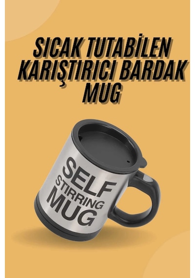 Sıcak Tutan Termos Bardak Kendi Kendini Karıştıran Mikser Kupa Diğer