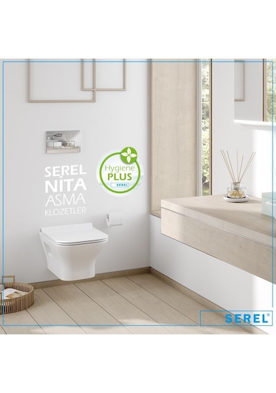 Serel Nita 52 Cm Asma Klozet Kapak Hariç NT10ODS110H