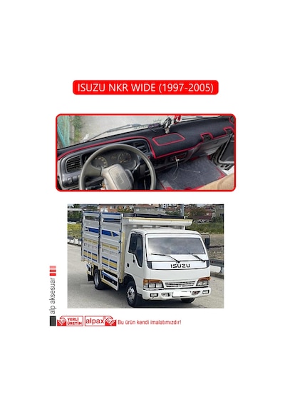 Isuzu Nkr Wıde 1997 - 2005torpido Koruma Halısı Kırmızı Kenar