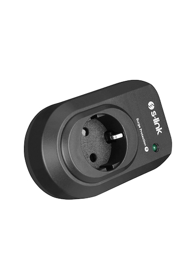 S-Link SL-06 16A 3500W 450 Joule Akım Korumalı Tekli Priz