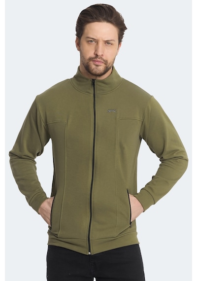 Slazenger Kagısona 2 Li Set Erkek Sweatshırt Bej - Haki