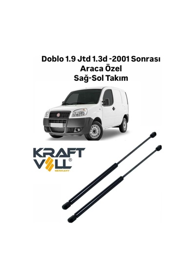 Doblo 1.9 Jtd 1.3d 2001-sonrası Araca Özel Sağ-sol Takım Bagaj Amortisörü Belirtilmemiş
