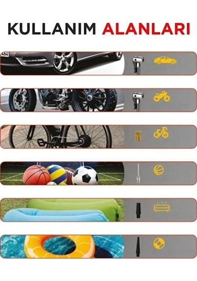 8000 Mah Taşnabilir Dijital Ekranlı Araç Akü Takviyeli,powerbank,ışıklı Oto Hava Kompresör 1