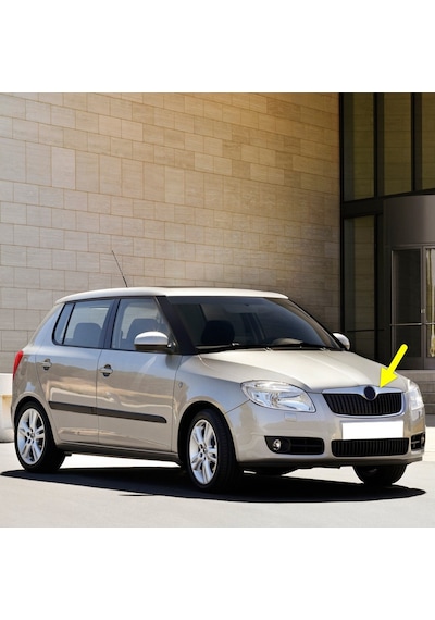 Skoda Fabia 2 07-10 Panjur Üstü Kaput Ucu Kromaj Çıtası 5j0853633