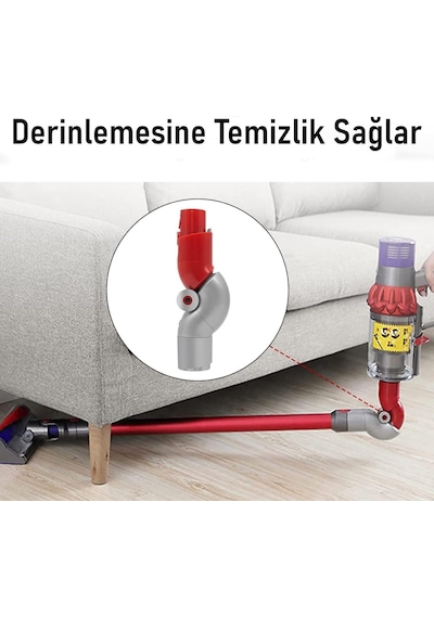 Valkyrie Dyson V7 Uyumlu /v8/v10/v11/v15/gen5 Mobilya Altı Temizlik Adaptörü