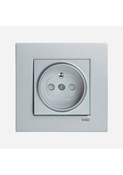 Viko Novella Füme Çocuk Korumalı Ups Priz