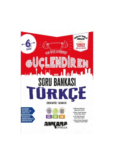 Ankara 2027 6. Sınıf Türkçe Güçlendiren Soru Bankası Maarif Model