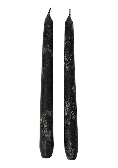 Karaca Home Marble 2'li Siyah Şamdan Mum