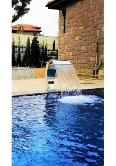 DEV PASLANMAZ 500x600 mm Kobra Model Havuz Şelale AISI 304 KALİTE