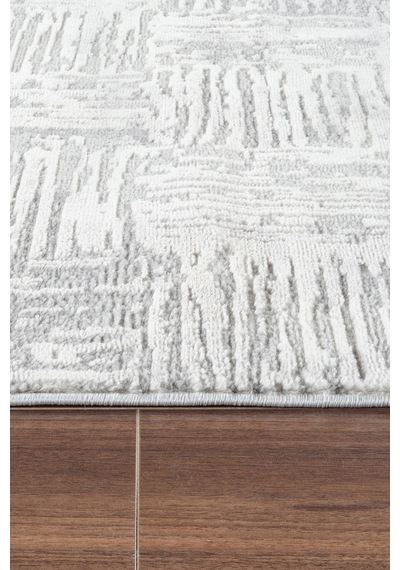 Karaca Home Kaşmir Halı 7/24 Buena Bella Gray 80x150 CM Salon Mutfak Halısı Yolluk Kilim