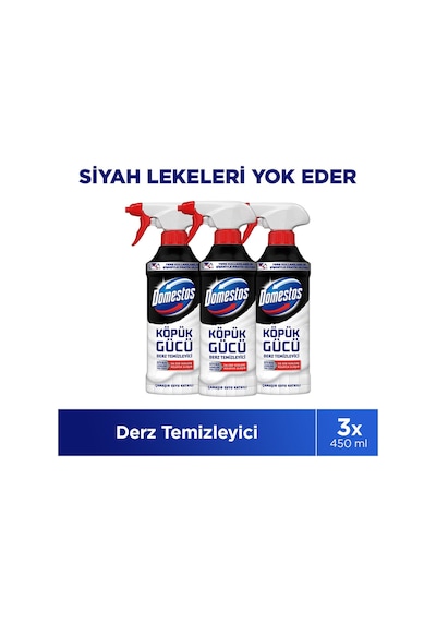 Domestos Köpük Gücü Derz Temizleyici 450 Ml X3 3'lü Set
