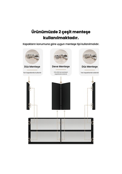 Ka1244ag Duma Konsol Antrasit-gold 120cm Antrasit - Gold