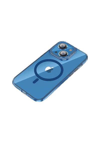 Bikapak Magfıt Apple Uyumlu iPhone 15 Mavi Kapak