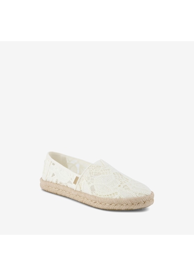 10023030 Egret Espadril Kadın 10023030 10023026 Toms Alpargata Rope 2.0 Floral Crochet